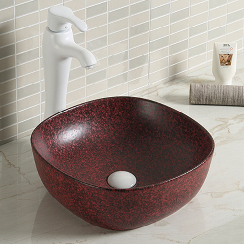 250mm 350mm Round Shallow Countertop Basin Sink Bowl Seamless