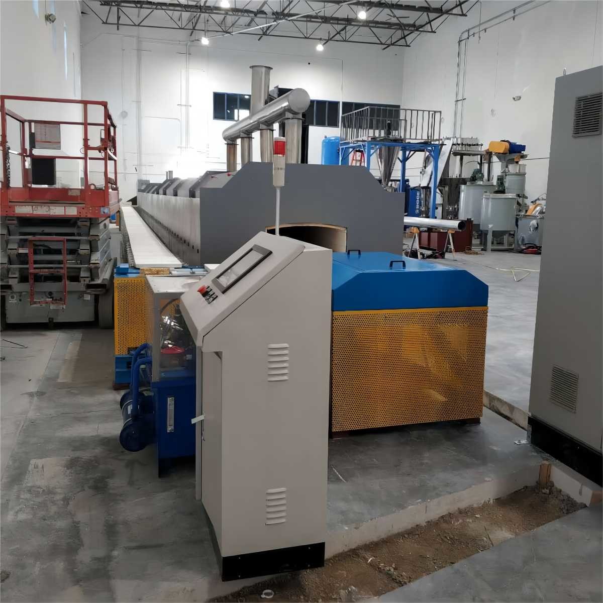 Advanced Ceramic Materials Pusher Furnace Fully Automatic Sintering High Temperature
