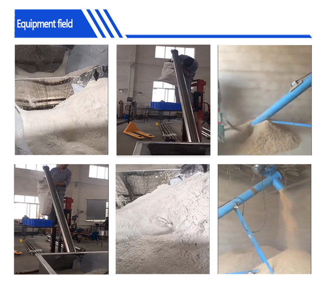 Feeding Vibro Screen Flex Screw Conveyor With Low Noise And Power Consumption