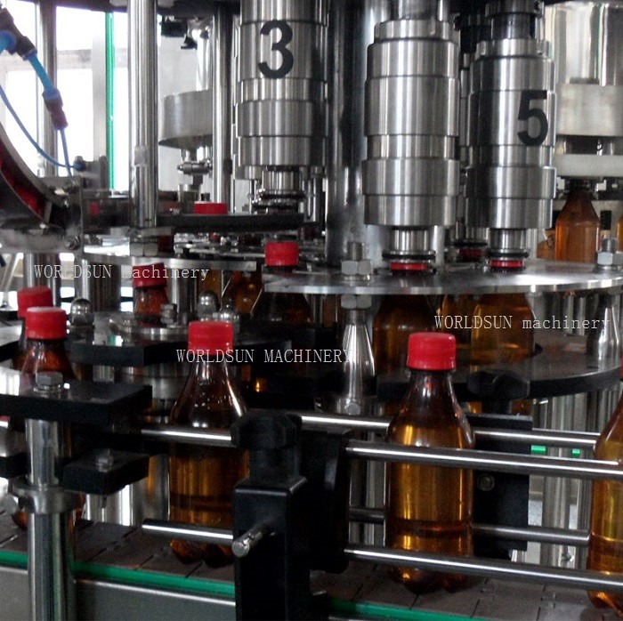 SUS316 15000BPH Soda Water Filling Machine Cola Sprite Soda Water Filling Machine with Washing Filling and Capping Part