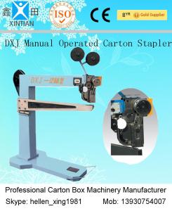 China DXJ1200 Manual Cardboard Box Stapler / Carton Box Stitching Machine wholesale