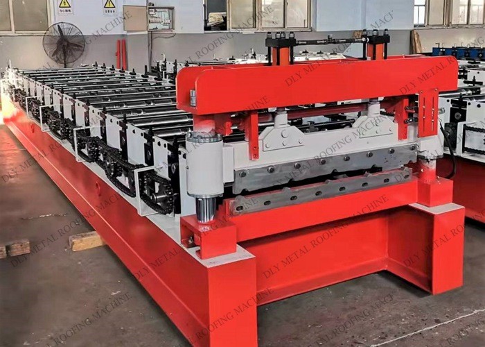 Trapezoidal 3phases Roof Roll Forming Machine Plc Control System