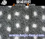 polyester transfer printed super soft velboa fabric/ fabric flower printed