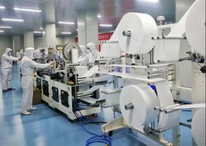 China 8.5KW Non Woven Surgical Mask Making Machine Electric Stable Running 220V / 50Hz wholesale
