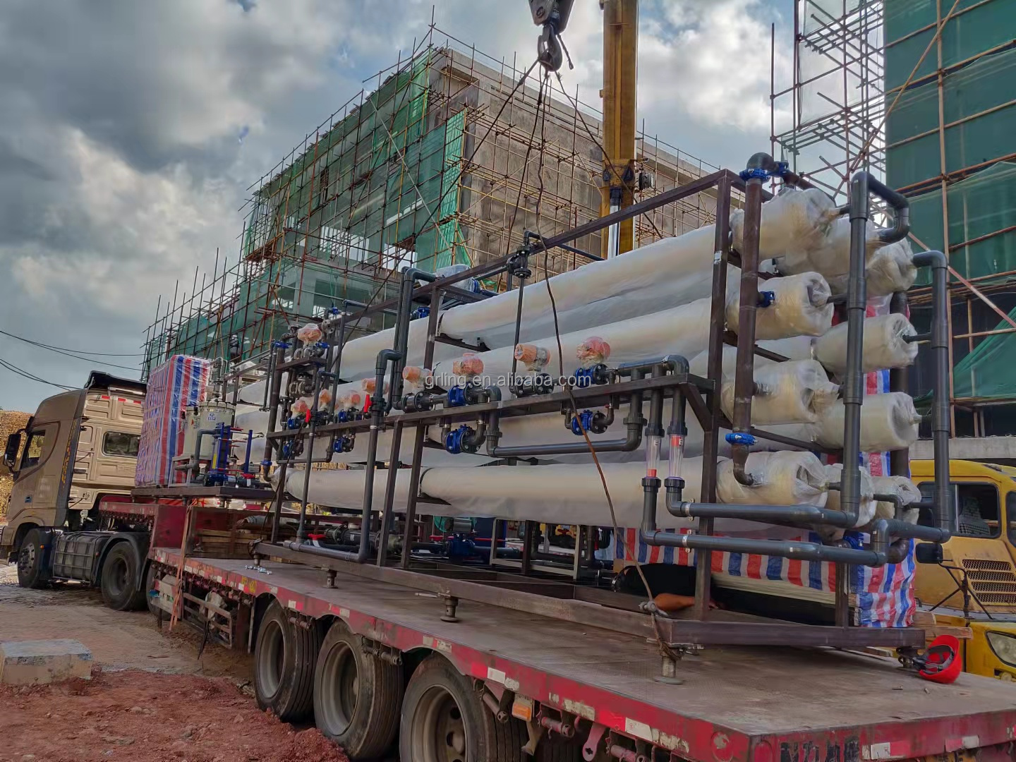 100-10000L/H Membrane RO Water Treatment System Reverse Osmosis For Industrial Waste Water Treatment