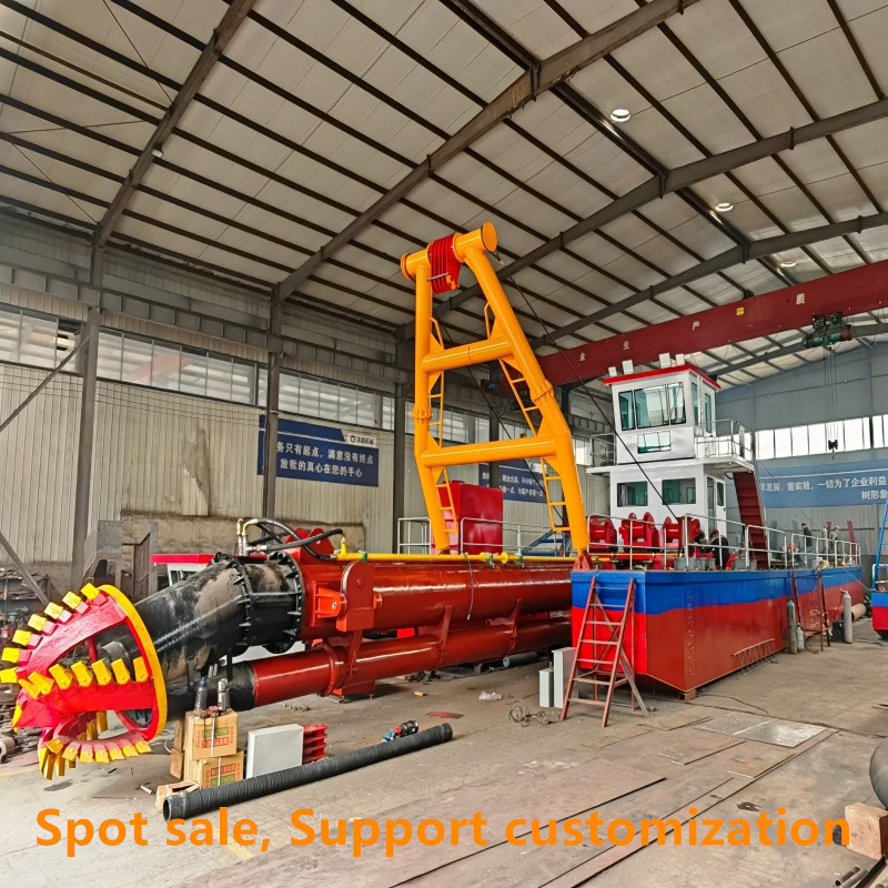 550T 12 Inch Algerian Cutter Suction Dredger For River Sand Extraction And Gold Selection