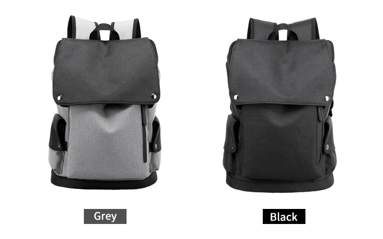 Factory wholesale high quality fashion waterproof USB trend mens school bags Laptop Backpack