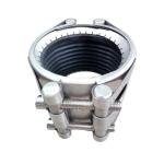 Drain Pipe Repair Clamp 1/2 Inch Pressurised Ss 316 Oil Pipes Bolted Connection