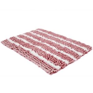 China Lightweight Washable Toilet Rug Chenille Fabric Comfortable Bath Mat wholesale