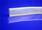 Flexible Silicone Tubing Chemical Resistance , Transparent White Soft Silicone