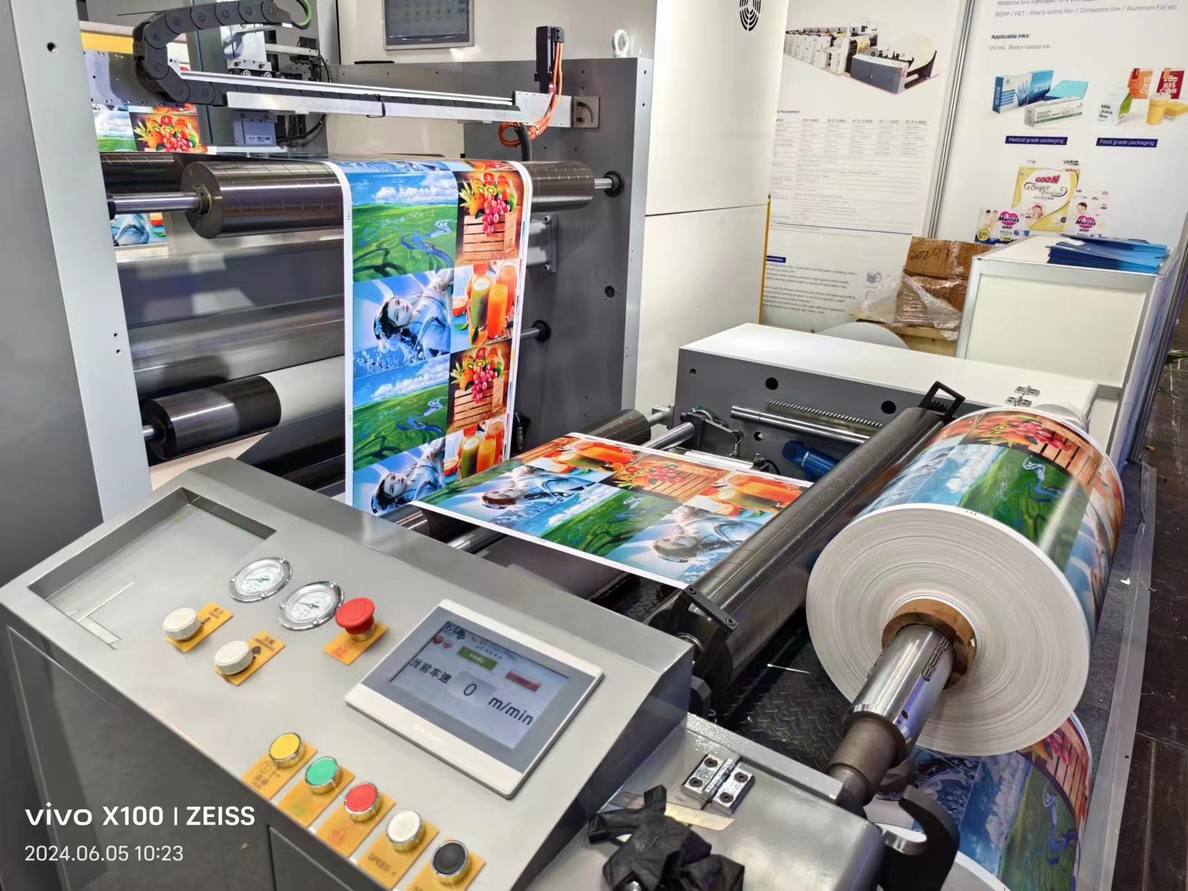 Automatic Carton Pizza Paper Box Making Color Corrugated Box Corrugated Board Flexo Printing Machine