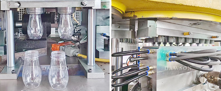 Automatic Plastic Cosmetic Bottle Making Machine Stretch Blow Moulding Machine
