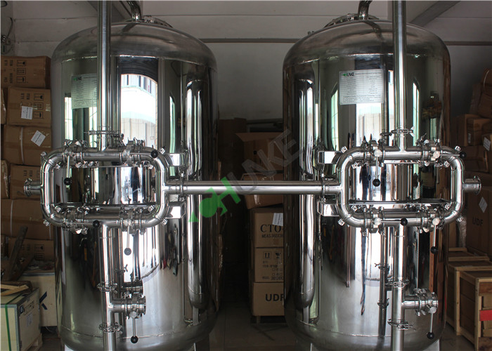 Vertical SS304 SS316 SS Filter Housing Sand Vessel for Removing Particles in Water