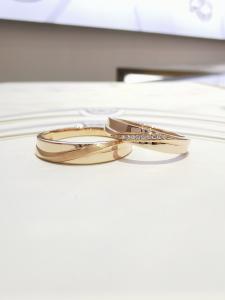 China 5p 18k Gold Wedding Rings wholesale