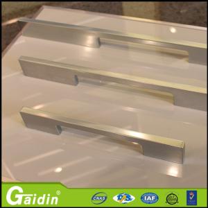 China wardrobe contemporary anodized foggy siver aluminum furniture handle wholesale