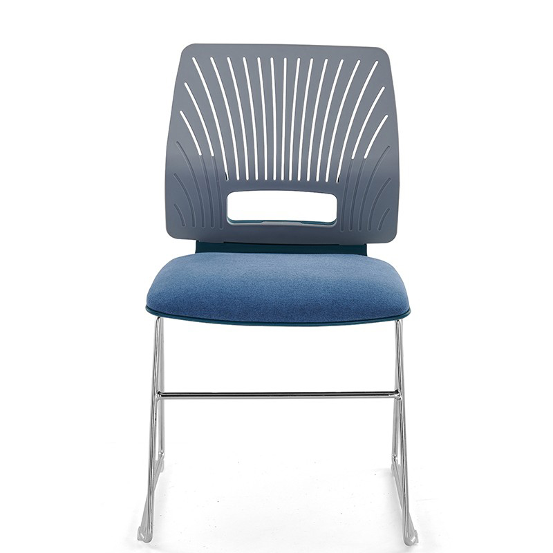 Modern Design Porosity Fixed Armrest Conference Reception Chair for Home Office Comfort