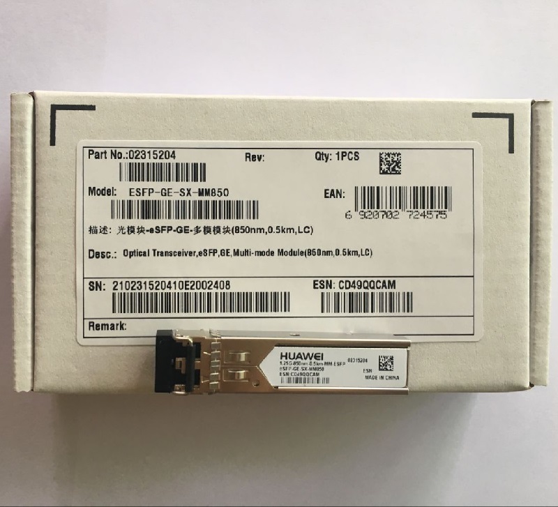 Original SFP Huawei 10G-850nm-0.3km-MM-SFP+ OMXD30000 02318169