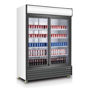 China Efficient Cooling 400W 240V Glass Door Beverage Refrigerator wholesale
