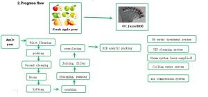 China Apple Orange Banana Juice Beverage Production Line 50 Tons / Hour wholesale