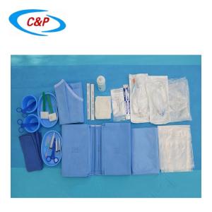 China Medical Supplies Radiofrequency Angiography Drape Pack Nonwoven Fabric CE ISO13485 Blue wholesale