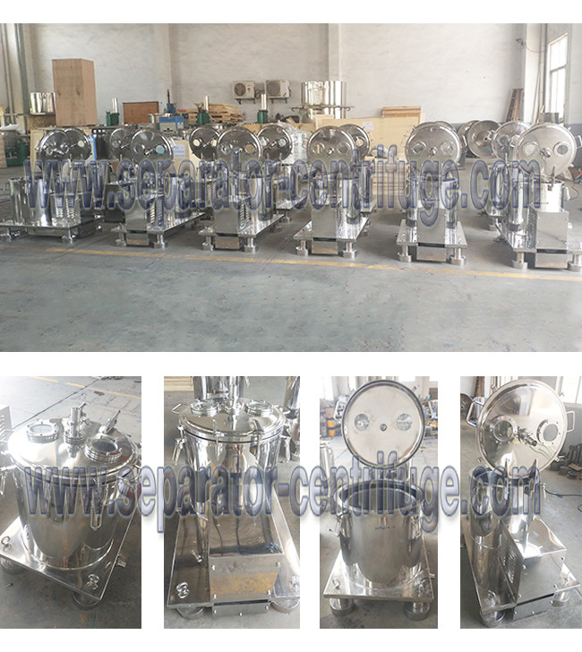 CBD Oil Jacketed Botanical Extraction Centrifuge Industrial Separator For Spin