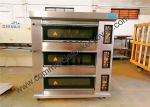 China 7kw Single Deck Electric Pizza Oven Energy Saving One Tray Size 400x600mm wholesale