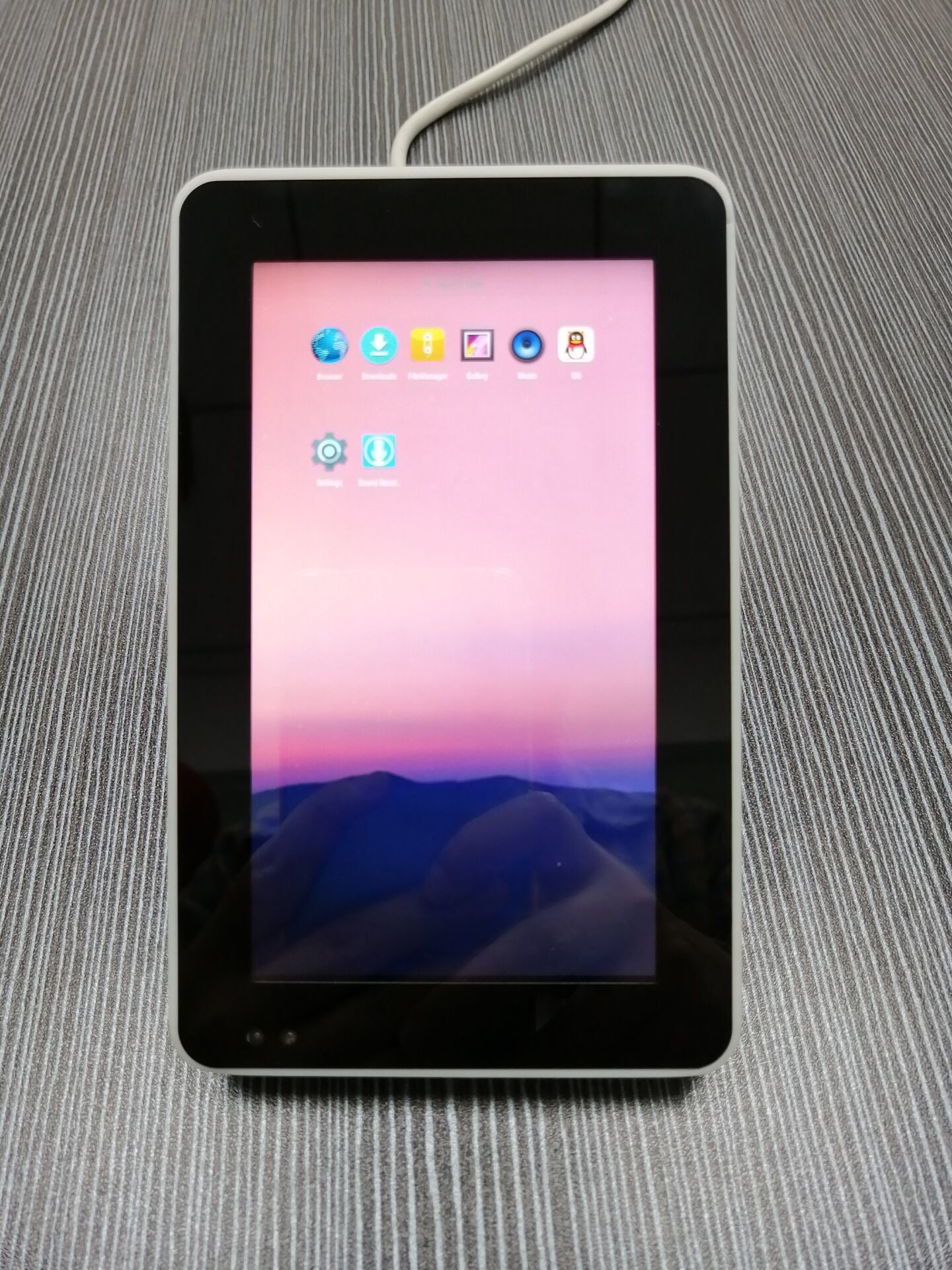 5" Industrial POE Touch Tablet Android OS Control Panel HMI With Ethernet RJ45 Booting up Logo