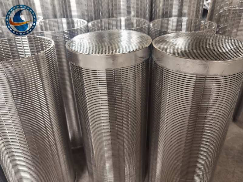 316l Stainless Steel Vee Wire Hydrogenation Wedge Wire Filter Screen
