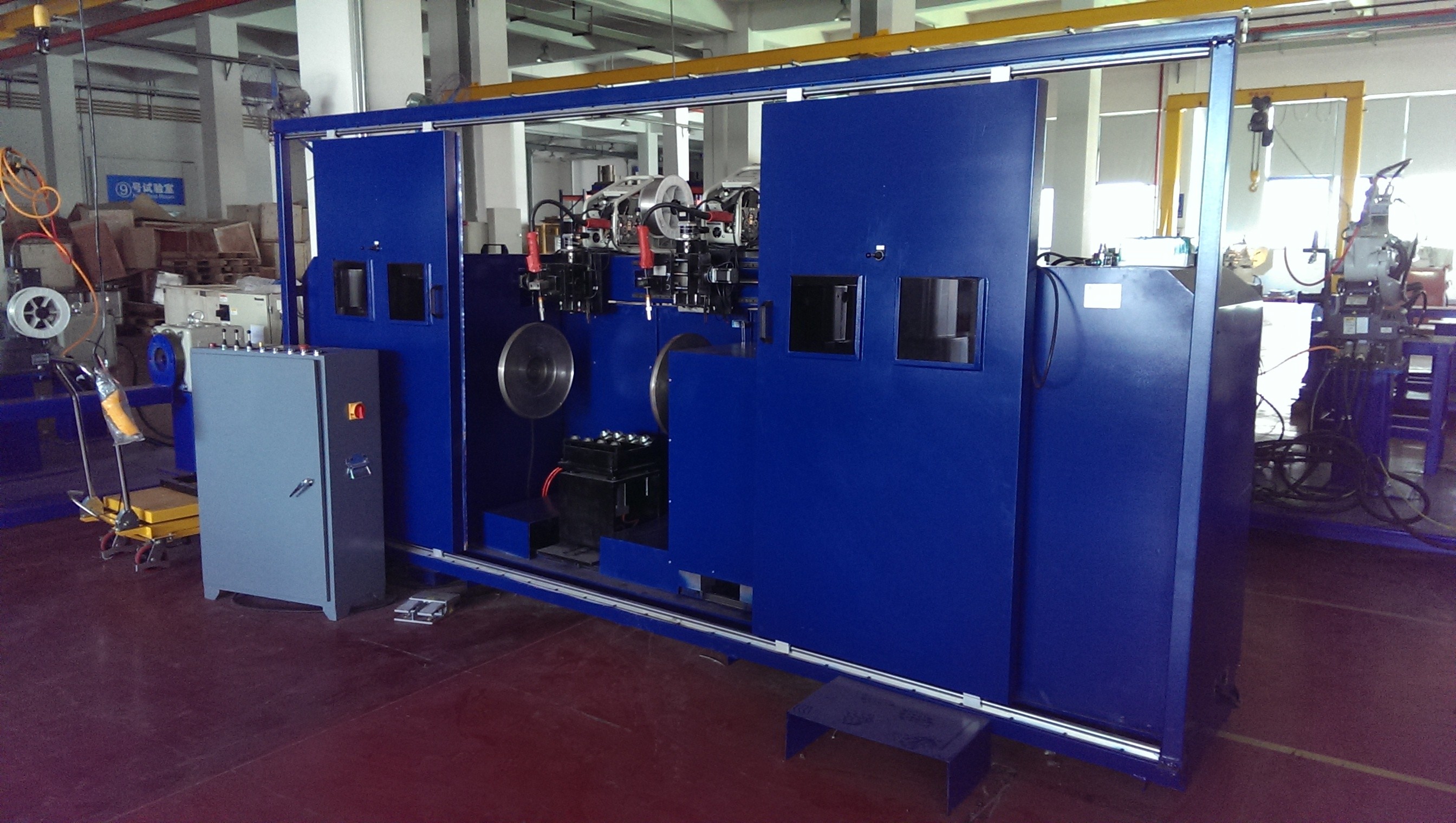 High Frequency Girth Automatic Seam Welding Machine 400-1500mm Welding Length