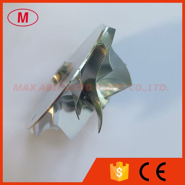 B03G reverse 6+6 blades 57.00/71.00mm high performance turbo milling/aluminum 2618/billet compressor wheel