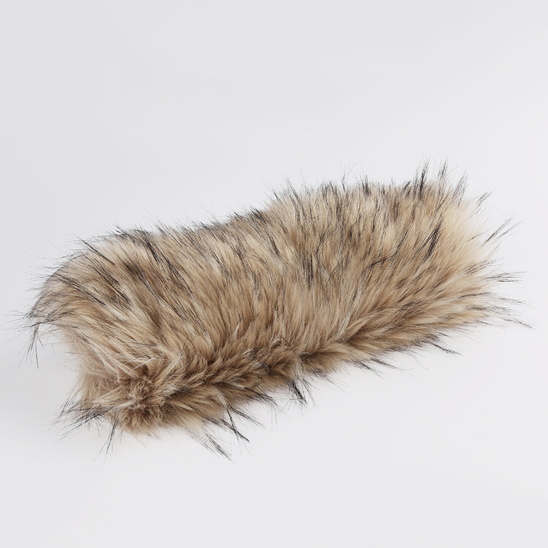 Tip Dye Murmasky Fluffy Long Pile Faux Raccoon Fur Fabric For Garments Density
