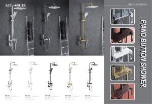 China High Durability Thermostatic Mixer Shower Bathroom Sanitary Wares Energy Efficiency wholesale