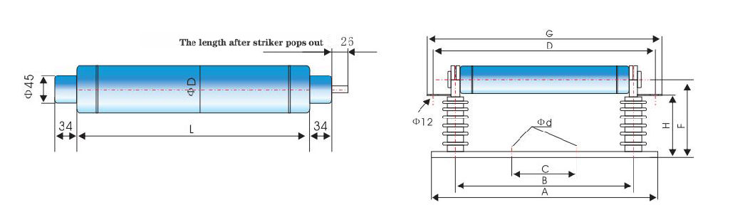 AC 50Hz Rated Voltage of 3.6-40.5kv Current-Limiting Fuse