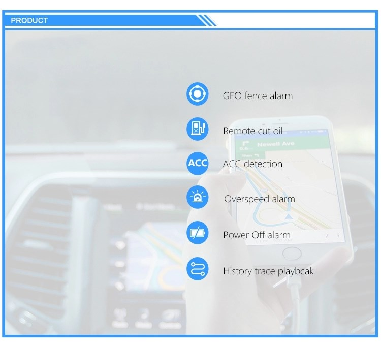 Real Time 4G LTE Vehicle GPS Tracker With Free App Concox GT06