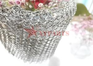 China Stainless Steel Square Shape Chain Mail Cast Iron Scrubber wholesale