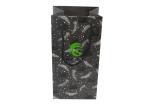 Matt Lamination Logo Custom Retail Bags , OEM Black Retail Shopping Bags