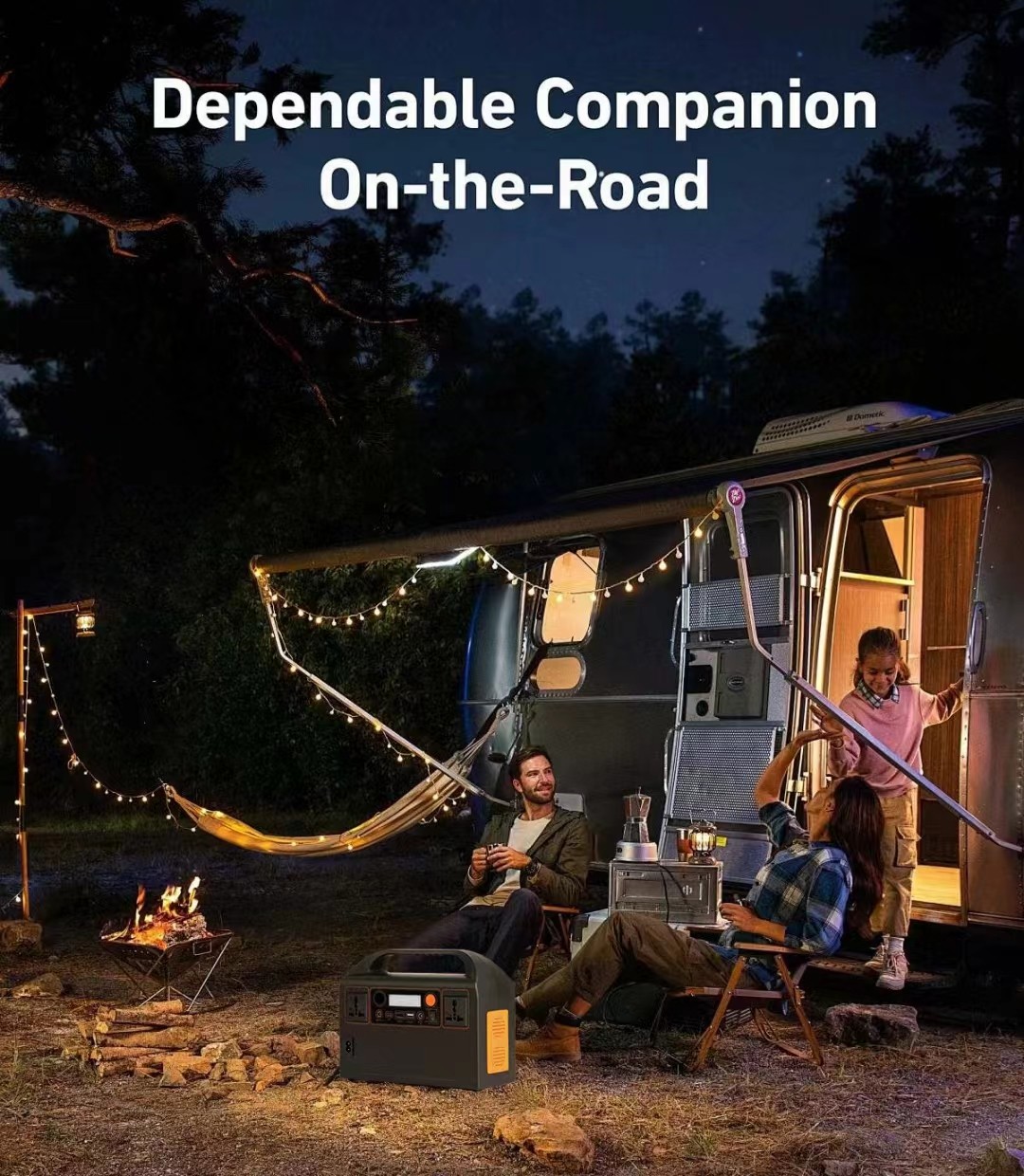 USB Wireless Backup Solar Generator Waterproof 1000w AC For Home Outdoor Camping