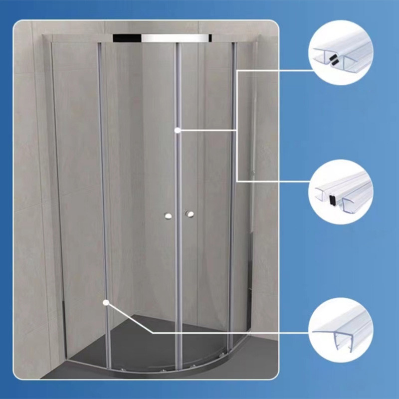 High Precision Shower Screen Rubber Seal Customized Water Retardant