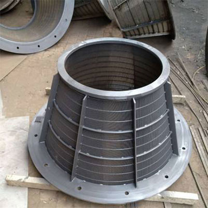 Stainless Steel Filter Element Centrifuge Basket For Coarse And Fine Coal Industry