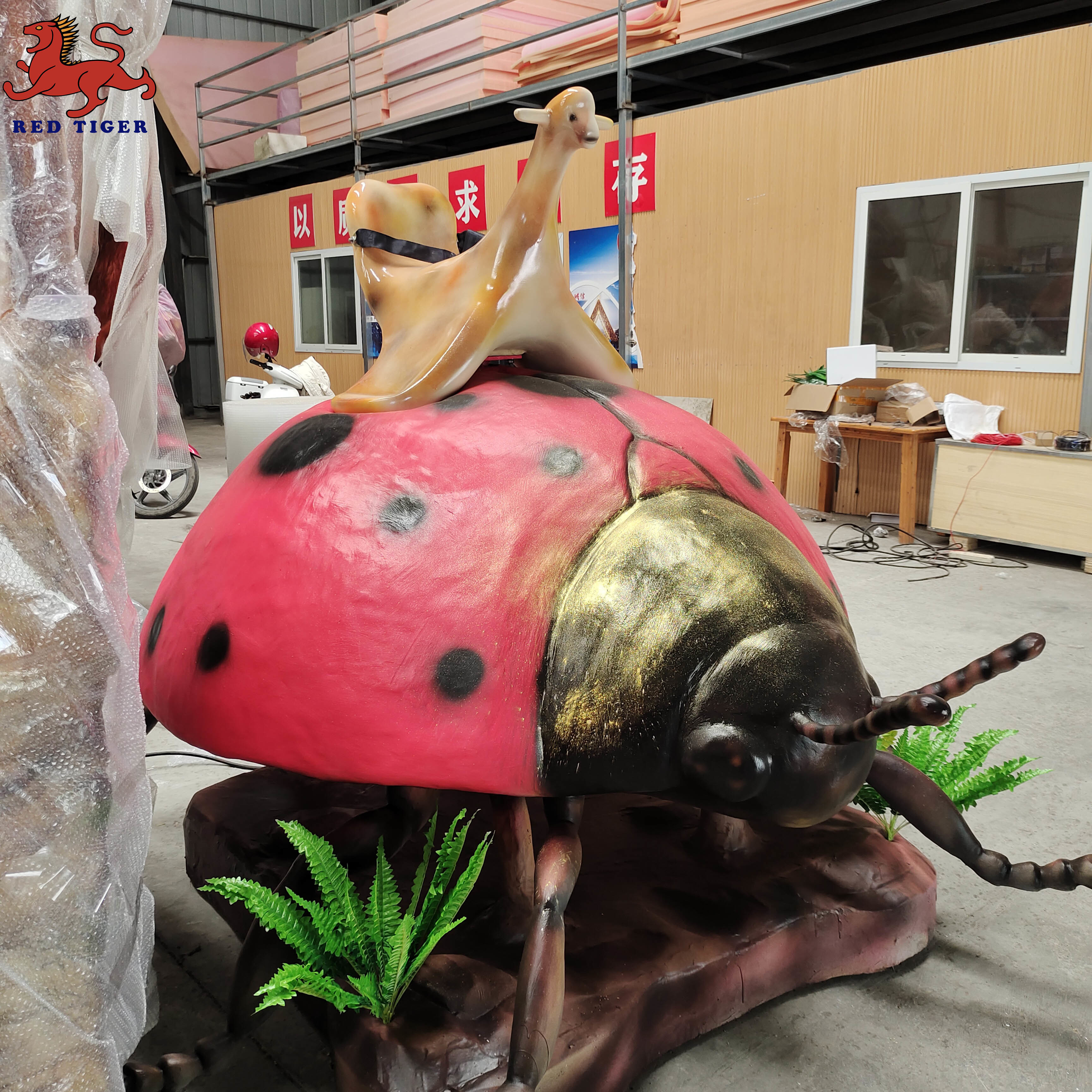 Dinosaur Theme Park Rides , Realistic Dinosaur Animatronic With Movement / Sound