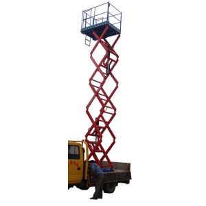 6M Truck Mounted Scissor Lift With Extension Platform