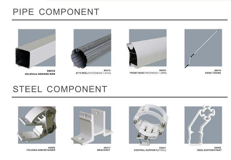 China Wholesale Awning part -bracket, wall bracket, ceil for sunshade products