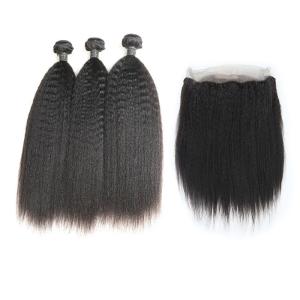 China Healthy 360 Lace Frontal Closure , 360 Lace Frontal Full Wig Kinky Straight wholesale