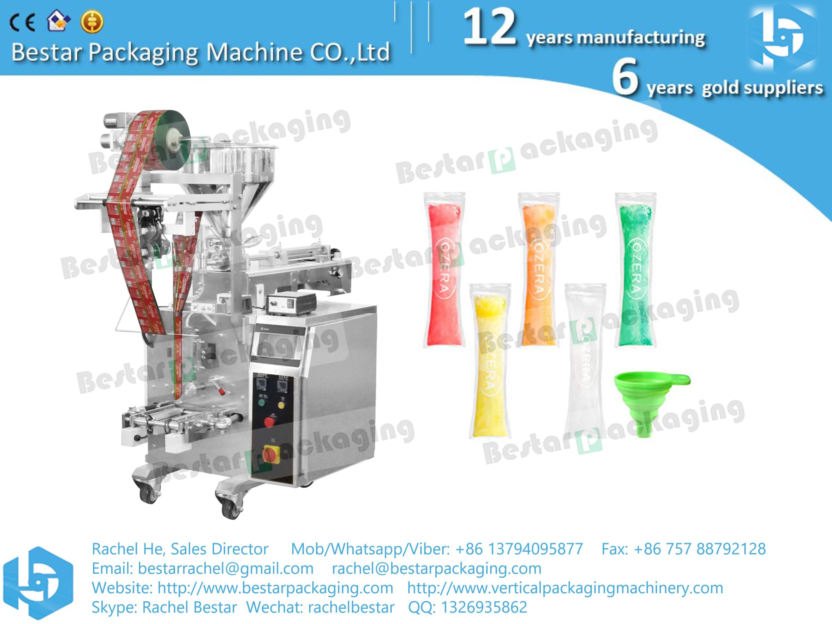 Ice lolly making machine [Bestar] automatic liquid filling packing machine