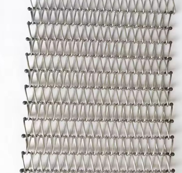 Customized High Temperature Resistance Conveyor Belt Stainless Steel Balanced