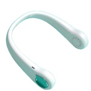 China Leafless Hands Free Neck Fan 1800MAh Personal Neck Air Conditioner wholesale