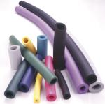 Soft Flexible Silicone Sponge Tubing Heat Resistant , 250-400% Elongation