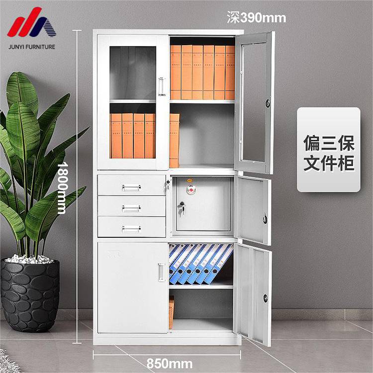 Office Storage File Cabinet with Knock Down Structure and Stainless Steel Material