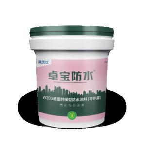 China W300 High Elastic Polymer Acrylic Waterproofing Coating wholesale
