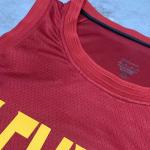 120gsm Basketball NBA Team Jerseys Orange Purplish Red